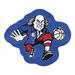 FANMATS NBA Philadelphia 76ers Mascot 36 in. x 31 in. Non-Slip Indoor Only Door Mat Synthetics in Black/Blue | Wayfair 21353