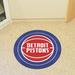 FANMATS NBA Detroit Pistons Mascot 36 in. x 29 in. Non-Slip Indoor Only Door Mat Synthetics in Blue/Red | Wayfair 21338