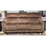 Southern Motion Safe Bet 89" Pillow Top Arm Reclining Sofa Microfiber/Microsuede/Polyester in Brown | 42 H x 89 W x 39 D in | Wayfair