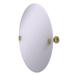 Red Barrel Studio® Arviso Oval Tilt Mirror in Yellow | 29 H x 21 W x 2.5 D in | Wayfair B97E860D76AE4473AB9BAED6D30A749D