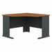 Series A 48W Corner Desk in Natural Cherry & Slate - Bush Furniture WC57466