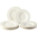 vivo - Villeroy & Boch Group - Basic White | Dinner Set, 12 pieces | Porcelain | White