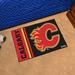 FANMATS Calgary Flames Uniform Starter 30 in. x 19 in. Non-Slip Indoor Only Door Mat Synthetics in Black/Red | 19 W x 30 D in | Wayfair 19256