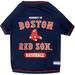 MLB American League East T-Shirt for Dogs, Medium, Boston Red Sox, Multi-Color