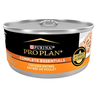 Purina Pro Plan Complete Essentials High Protein Chicken Entree in Gravy Wet Cat Food, 5.5 oz., Case of 24