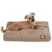 Pearl Villa Collection Rectangle Pet Bed, 36" L x 29" W, Medium, White