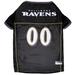 NFL AFC North Mesh Jersey For Dogs, X-Small, Baltimore Ravens, Multi-Color