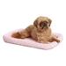 Quiet Time Bolster Pink Dog Bed, 24" L X 18" W, Small