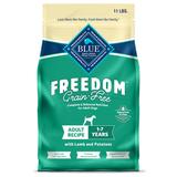 Blue Freedom Grain-Free Lamb Recipe Dry Food For Adult Dogs, 11 lbs.