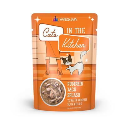 Cats in the Kitchen Originals Pumpkin Jack Splash Tuna in Pumpkin Soup Recipe Wet Cat Food, 3 oz., Case of 12