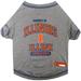 NCAA BIG 10 T-Shirt for Dogs, Small, Illinois, Multi-Color