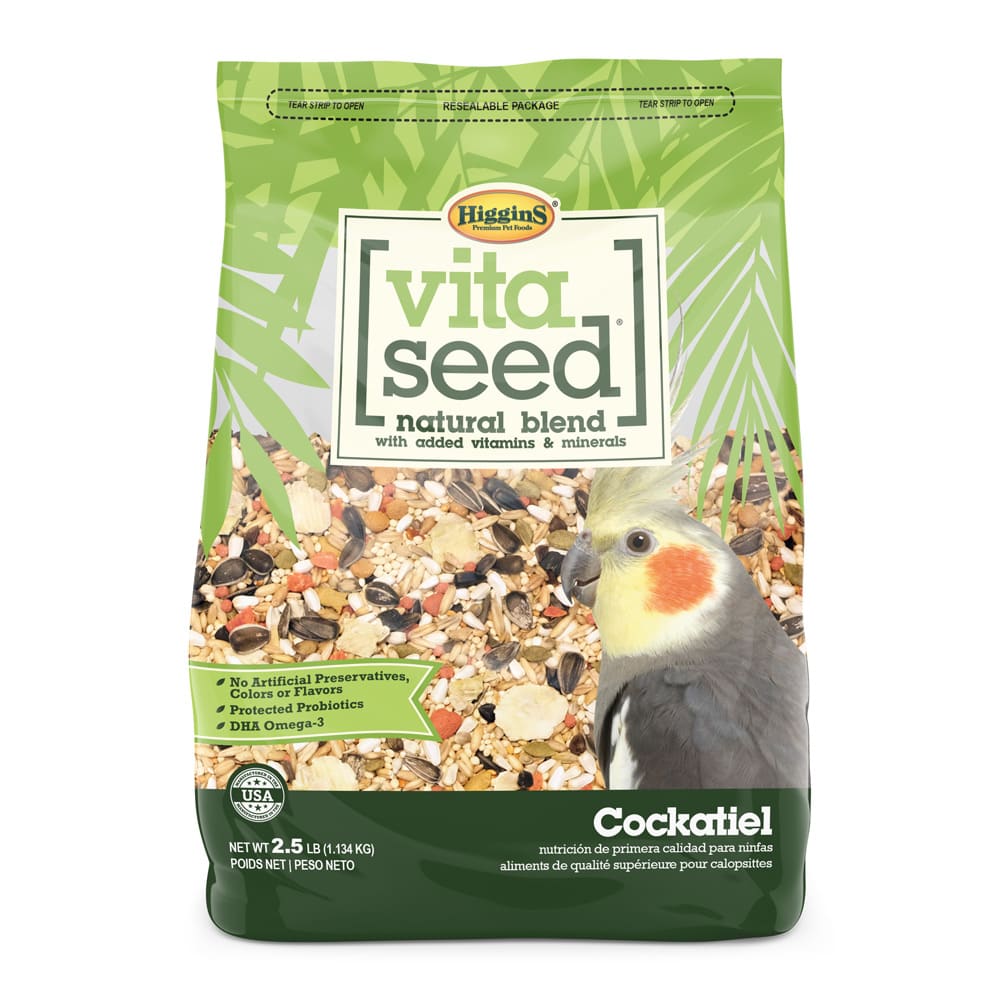 Higgins Vita Seed - Cockatiel, 2.5 lb