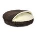 Orthopedic Luxury Micro Suede Cozy Cave Pet Bed, 35" L X 35" W X 35" H, Brown, Large