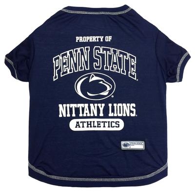 NCAA BIG 10 T-Shirt for Dogs, Small, Penn State, Multi-Color