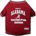 NCAA SEC T-Shirt for Dogs, Large, Alabama, Multi-Color