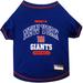 NFL NFC East T-Shirt For Dogs, Small, New York Giants, Multi-Color