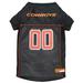 NCAA BIG 12 Mesh Jersey for Dogs, Large, Oklahoma State, Multi-Color