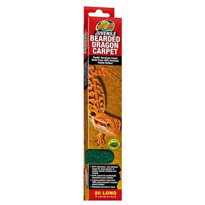 Zoo Med Juvenile Bearded Dragon Carpet Substrate, 12" L X 30" W