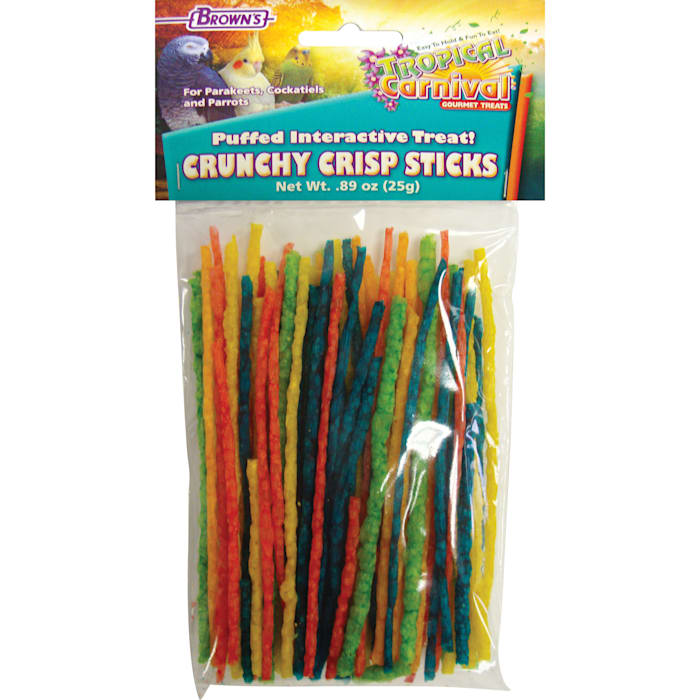 Brown's Tropical Carnival Crunchy Crisp Bird Treat Sticks, .89 oz.
