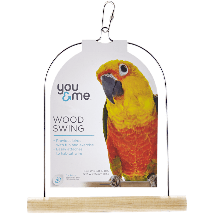 You & Me Wood Bird Swing , Medium