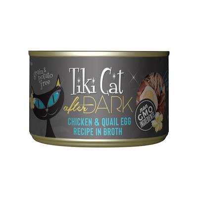 Tiki Cat After Dark Chicken & Quail Egg Wet Food, 5.5 oz., Case of 8