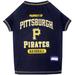 MLB National League Central T-Shirt for Dogs, Small, Pittsburgh Pirates, Multi-Color