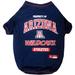 NCAA PAC 12 T-Shirt for Dogs, Small, Arizona, Multi-Color