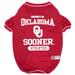 NCAA BIG 12 T-Shirt for Dogs, X-Small, Oklahoma, Red