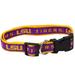 LSU Tigers NCAA Dog Collar, Medium, Purple