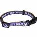 Baltimore Ravens NFL Dog Collar, Small, Multi-Color / Multi-Color