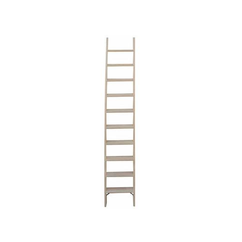 Stufenleiter Regalleiter aus Holz 6 Stufen, 8cm Stufentiefe, Höhe 1,50m, 40cm breit – HIM18006