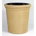 Allied Molded Products Palm Beach 35 Gallon Trash Can Fiberglass in White | 32 H x 31 W x 31 D in | Wayfair 7L-3132TA-DC-35