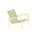 Tropitone South Beach EZ Span™ Patio Chair in Gray/White/Brown | 22.5 H x 26.5 W x 28.5 D in | Wayfair 230513WV_PMT_DRW