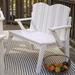 Uwharrie Outdoor Chair Carolina Preserves Garden Bench Wood/Natural Hardwoods in White | 35.25 H x 45.5 W x 20 D in | Wayfair C072-046W