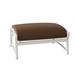 Tropitone Corsica Outdoor Ottoman w/ Cushion Metal in Gray | 16.5 H x 30 W x 24 D in | Wayfair 171317_PMT_Rincon