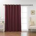 Alcott Hill® Scarsdale Solid Blackout Thermal Grommet Single Curtain Panel Polyester in Red | 80" W x 84" L | Wayfair ACOT4343 38139422