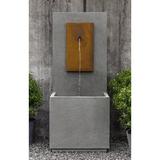Campania International MC Series Concrete Fountain | 60 H x 17.5 W x 25 D in | Wayfair FT-331/CS-FN