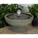 Campania International Faro Concrete Fountain, Size 7.5 H x 13.0 W x 13.0 D in | Wayfair FT-327-AL