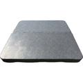 Futura Covers Tapered Custom Spa Cover in Gray | 5 H x 90 W x 90 D in | Wayfair 5in90x90R10Slate