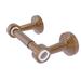 Allied Brass Pacific Beach Two Post Wall Mount Toilet Paper Holder Metal in Brown | 3.98 H x 7.7 W x 2.2 D in | Wayfair PB-24-BBR