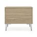 Calligaris Boston Nightstand w/ 2 Drawers Wood in Brown | 19.75 H x 24.13 W x 17.75 D in | Wayfair CS6046026201P2C07400000