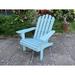 Loon Peak® Maly Somerville Wood Adirondack Chair Wood in Blue | 30 H x 36 W x 36 D in | Wayfair 6ECBD26A88A74B91BCB3EB1EEDA5D759