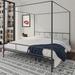 Novogratz Marion Metal Canopy Bed Metal in Gray | 82.5 W x 78 D in | Wayfair 4340449N