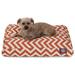 Majestic Pet Products Pillow/Classic Polyester/Memory Foam in Orange/White | 5 H x 20 W x 36 D in | Wayfair 78899551423