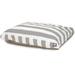Majestic Pet Products Vertical Stripe Orthopedic Memory Foam Pillow Polyester/Memory Foam in Gray/White | Medium (29" W x 36" D x 5" H); | Wayfair