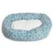 Majestic Pet Products Charlie & Sherpa Bagel Doughnut Polyester/Cotton in Green/White | 52 W x 36 D in | Wayfair 78899554670