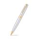 Sheaffer 100 - Refillable rollerball pen, polished chrome, gold-tone trim