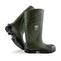 Robust Safety Boots for Men and Women with Steel Toecap and Steel Sole, Non-Slip, Wide fit, Boots Agriculture, Waterproof, Resistant to mud or detergents, up to - 30 Degrees, Green, UK 3.5 Mens Size