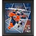 Connor McDavid Edmonton Oilers Framed 15'' x 17'' Impact Player Collage with a Piece of Game-Used Puck - Limited Edition 500