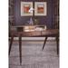 Artistica Home Signature Designs Credo Desk Wood/Glass in Brown | 33.75 H x 46 W x 30 D in | Wayfair 2055-933